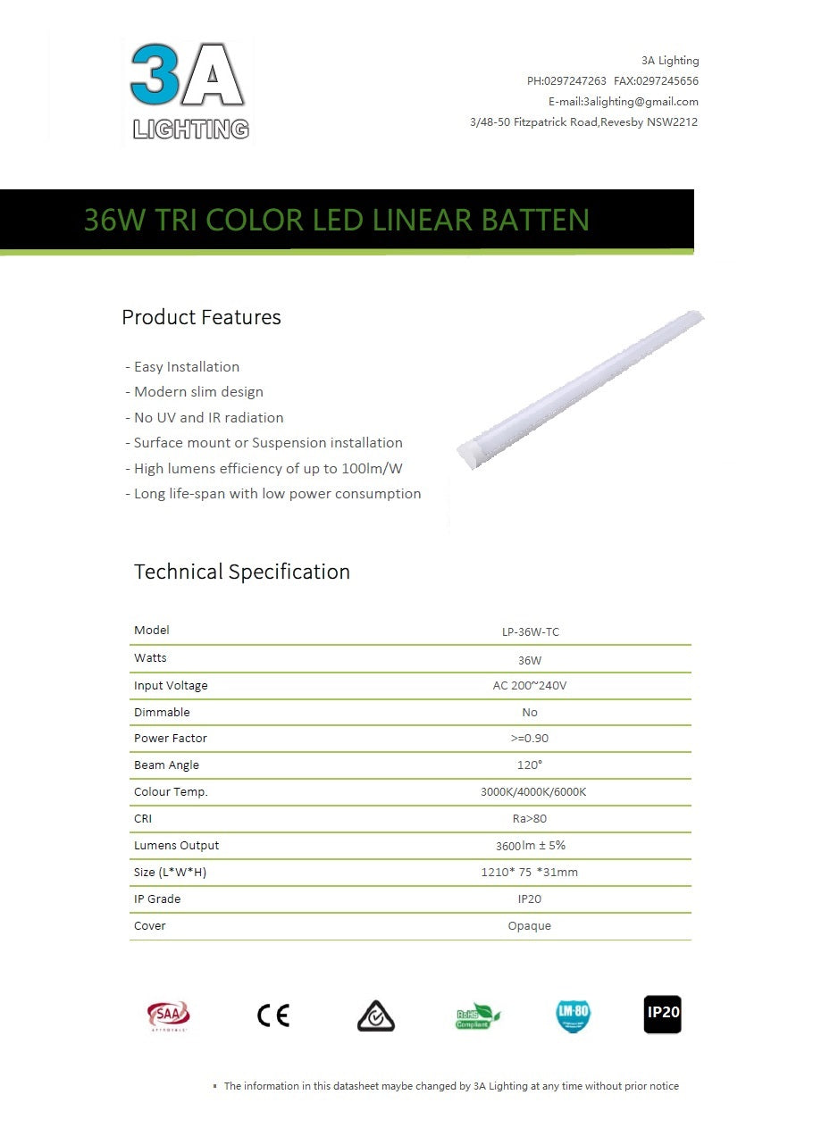 MIRA 2 LED Linear Battens