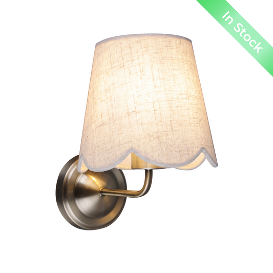 Lottie Wall Light - Linen