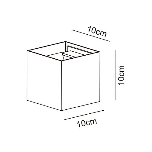 Adjustable Beam Angle LED Wall Light-Curved/Square