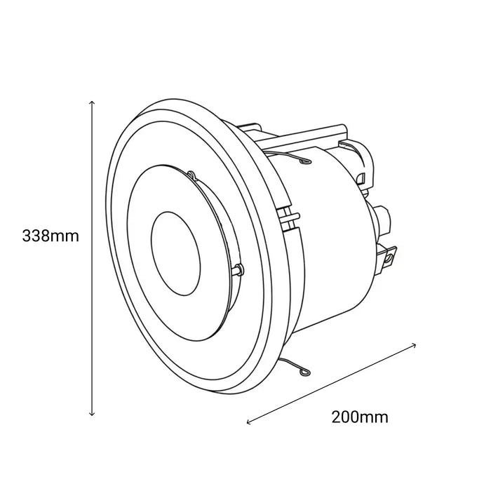 Extract Halo EC 290 Exhaust Fan with Light