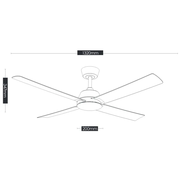 Bronco DC Ceiling Fan with Light
