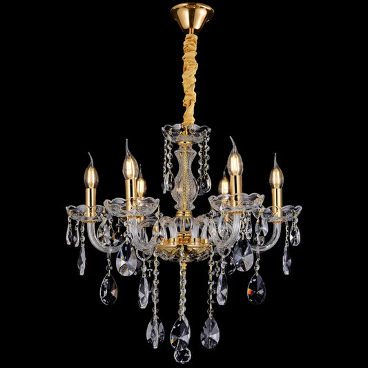 Bromley Crystal Chandelier - 6 Light