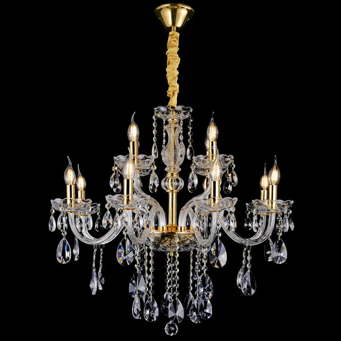 Bromley Crystal Chandelier - 8-4 Light