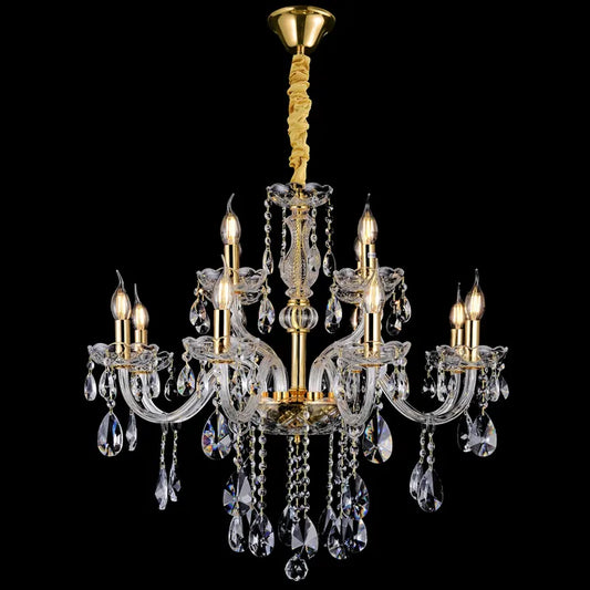 Bromley Crystal Chandelier - 8-4 Light