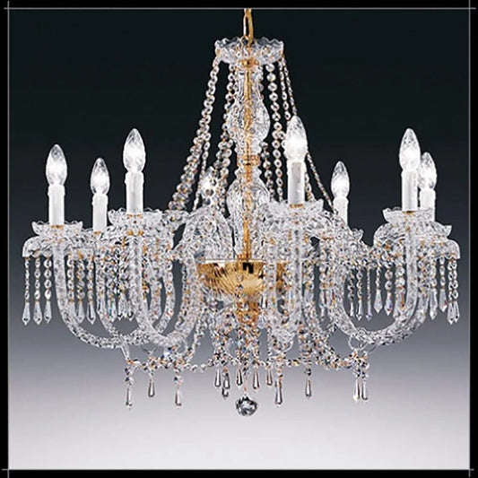 Alicante 12 Light Crystal Chandelier Chrome