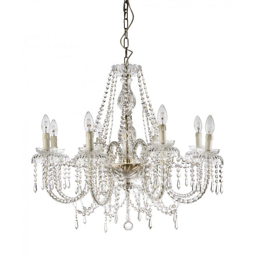 Alicante 8 Light Crystal Chandelier Chrome