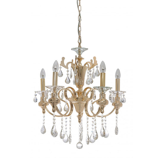 Amatrice 5 Light Crystal Chandelier