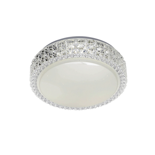 Amelia LED Oysters White Clear