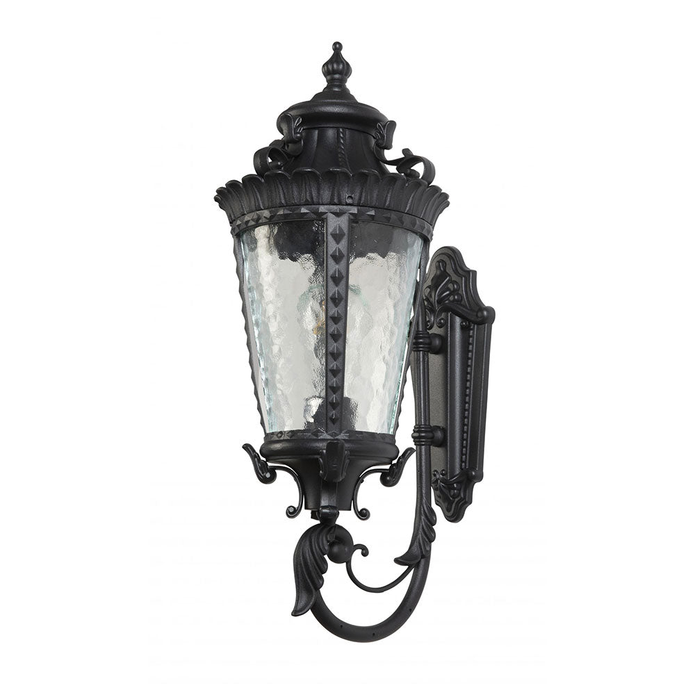 Argia Upward Wall Light Black