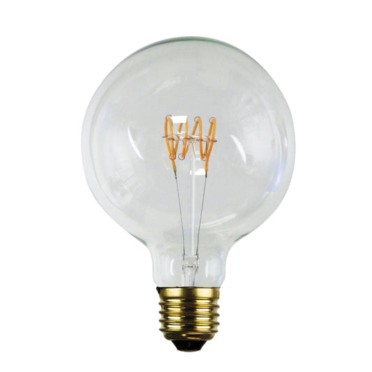 Led Filament G125 Spiral Dimmable 5W E27 2200K