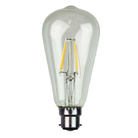 Led Filament St64 Dimmable 4W B22 2700K