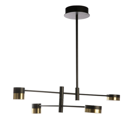 Balone-4L X Bar Black LED Pendant