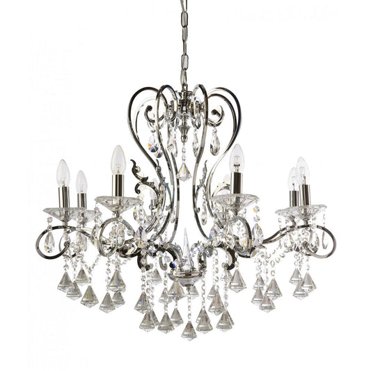 Boemia 8 Light Crystal Chandelier
