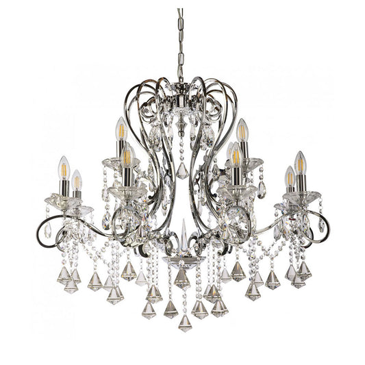 Boemia 12 Light Crystal Chandelier