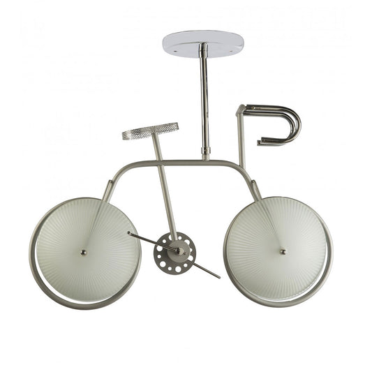 Bike 2 Light Pendant Chrome