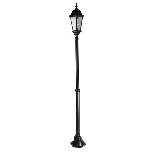 Canale Slim Black Aluminium Post Light