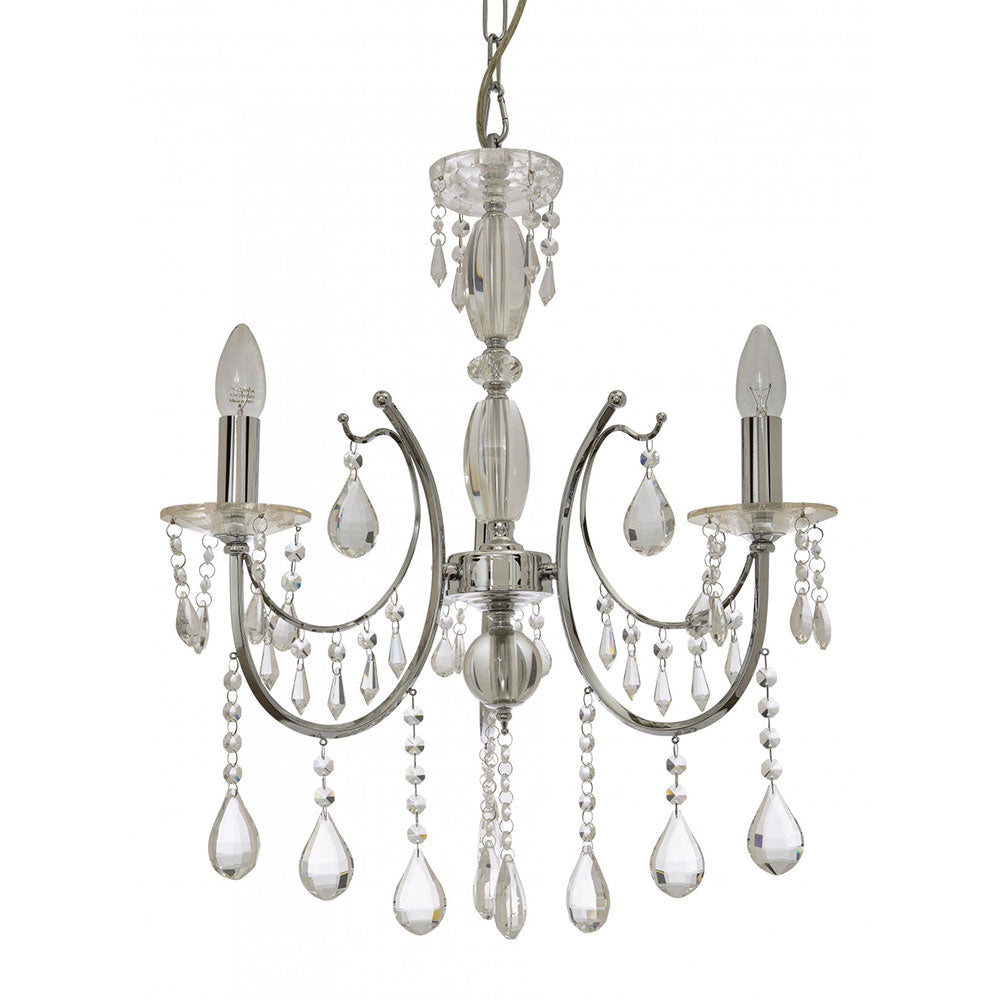 Celine 3 Light Crystal Pendant