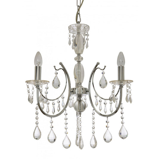 Celine 3 Light Crystal Pendant