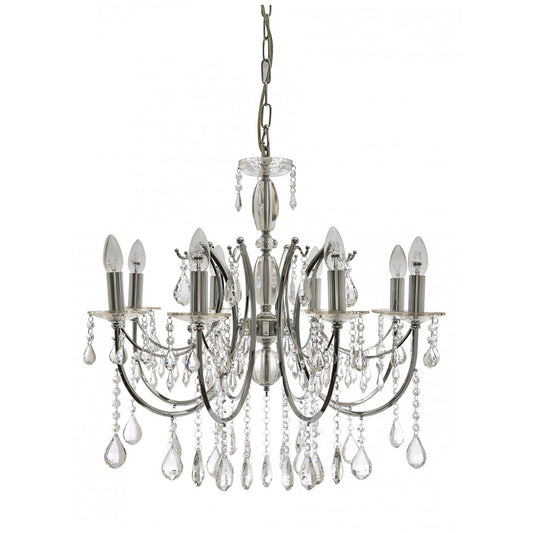 Celine 8 Light Crystal Chandelier