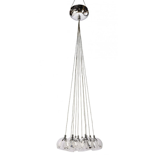 Champagne 15 Light Round Pendant