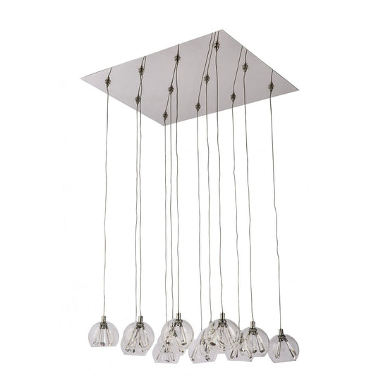 Champagne 12 Light Round Pendant