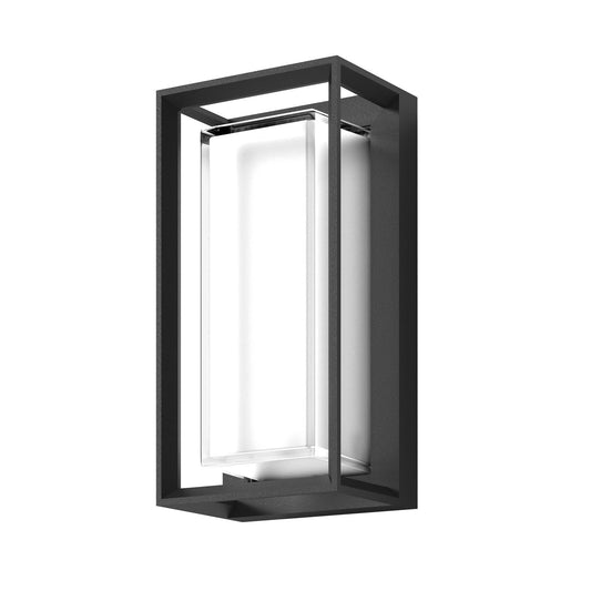 Como-6 Rectangle Wall Light 6w Dark Grey