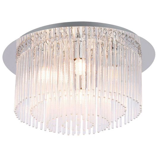 Clarence Crystal Glass Decorative Ceiling Fixture