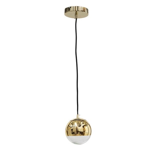 DALIDA-15 Gold Mirror Ball Pendant