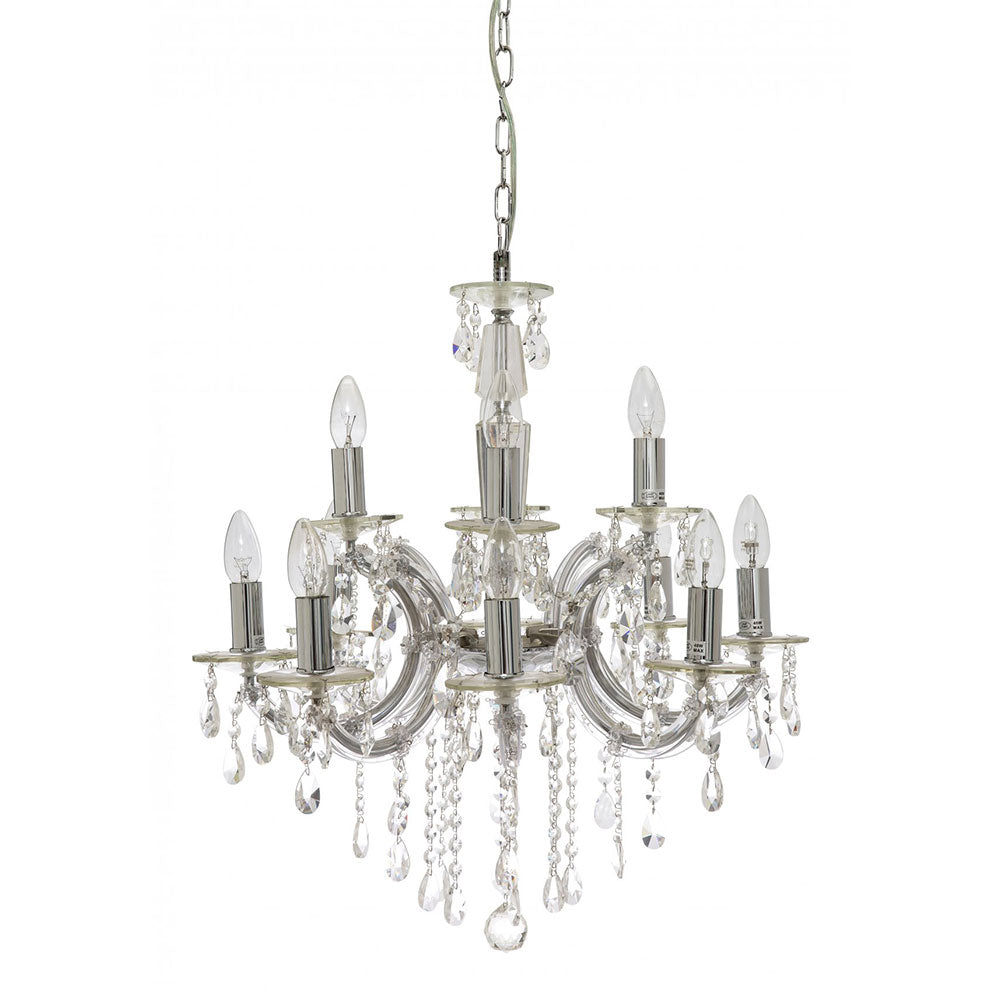 Davinci 12 Light Crystal Chandelier