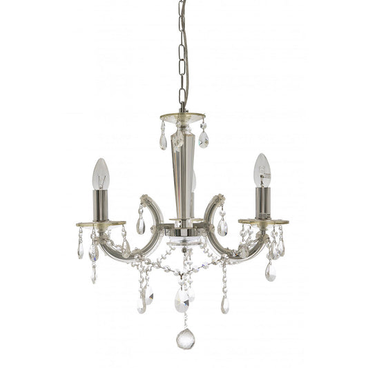 Davinci 3 Light Crystal Pendant