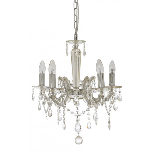 Davinci 5 Light Crystal Chandelier