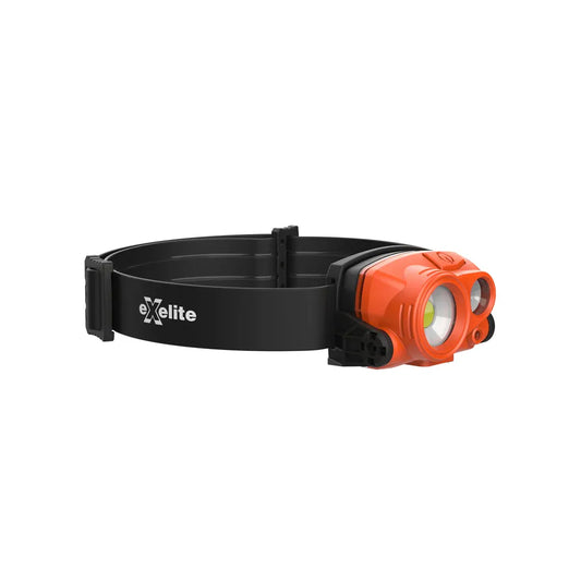 Duo Headlamp: 90D Adjustable Flood & Spot Beam Headlamp IP65 IK07