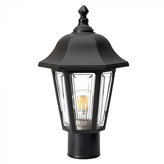 Hexagon Post Top Lantern