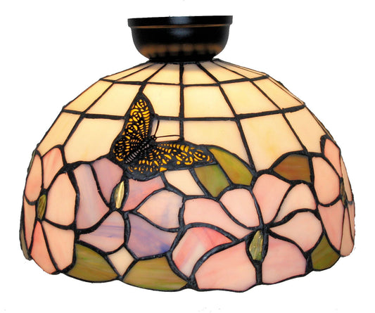 Floral Butterfly Leadlight B/Fix