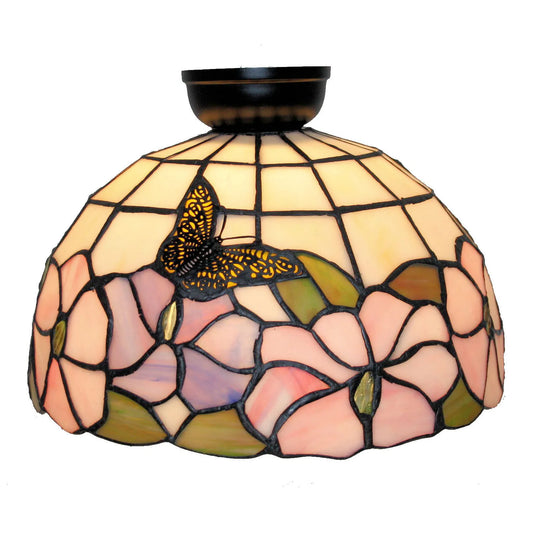 Floral Butterfly Leadlight B/Fix
