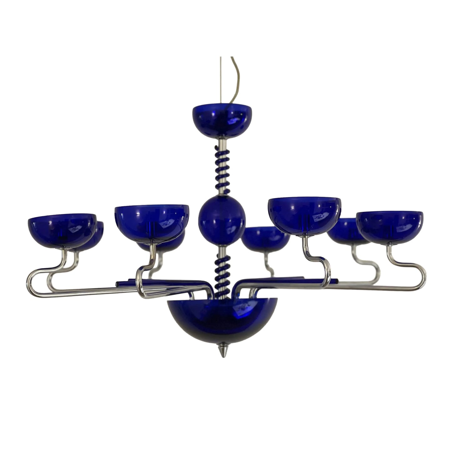 Gemini-8L Glass Chandelier