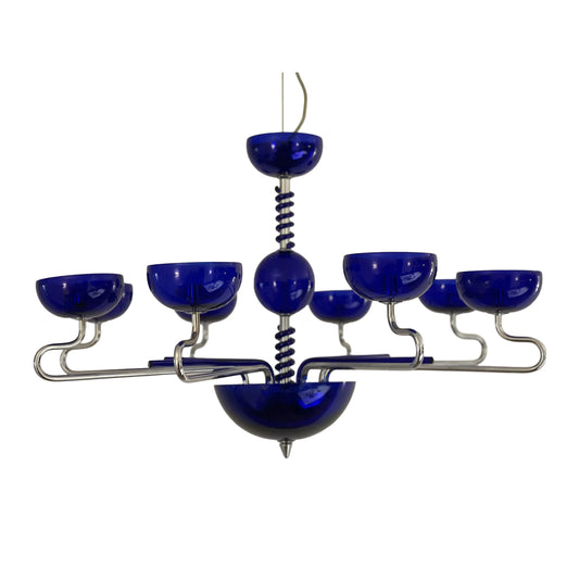 Gemini-8L Glass Chandelier