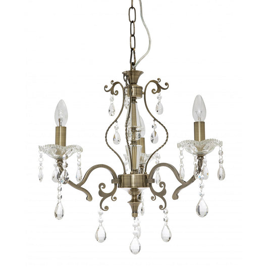 Giovana 3 Light Crystal Pendant