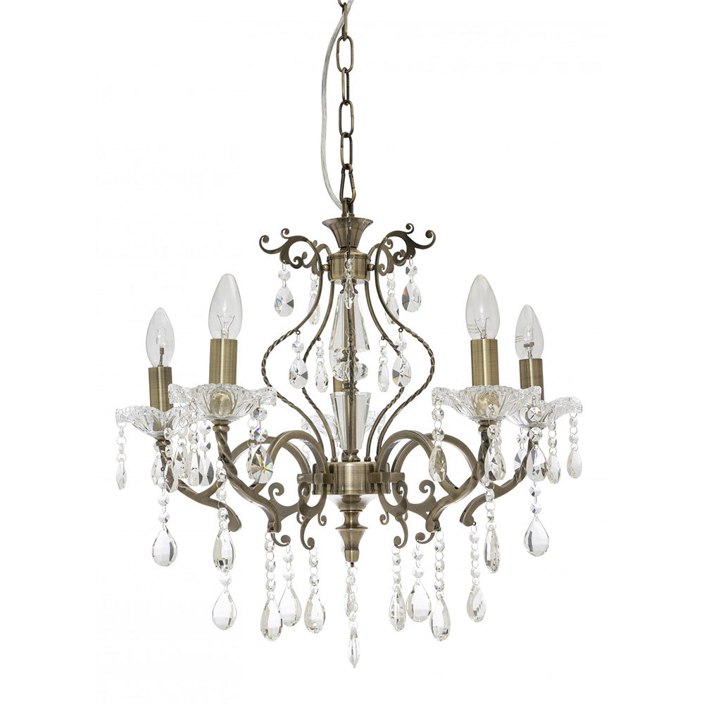 Giovana 5 Light Crystal Chandelier