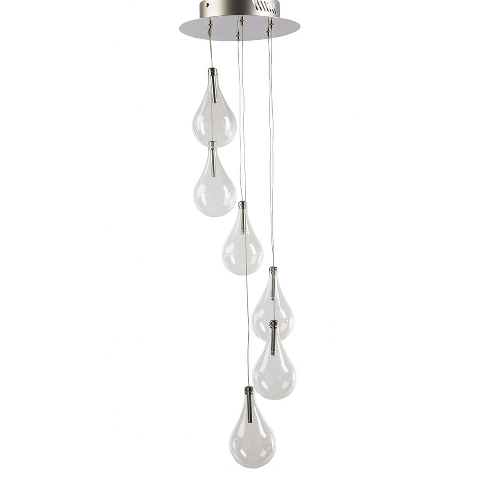 Grape 9W Spiral LED Pendant