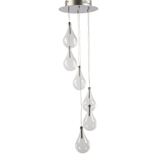 Grape 9W Spiral LED Pendant