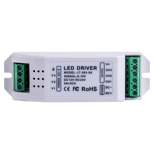 0-1/10V LED Strip Controller 24v DC To Suit RGB LED Strip