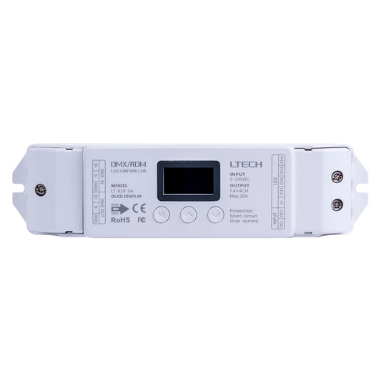 DMX LED Strip Controller 24v DC To Suit RGBW LED Strip