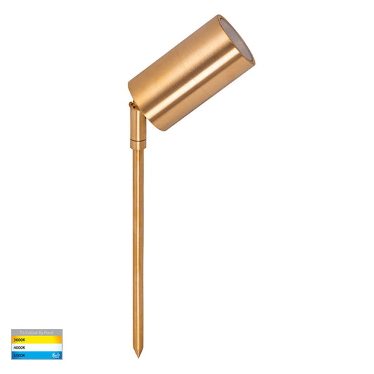 Adjustable Spike Spotlight - Solid Brass