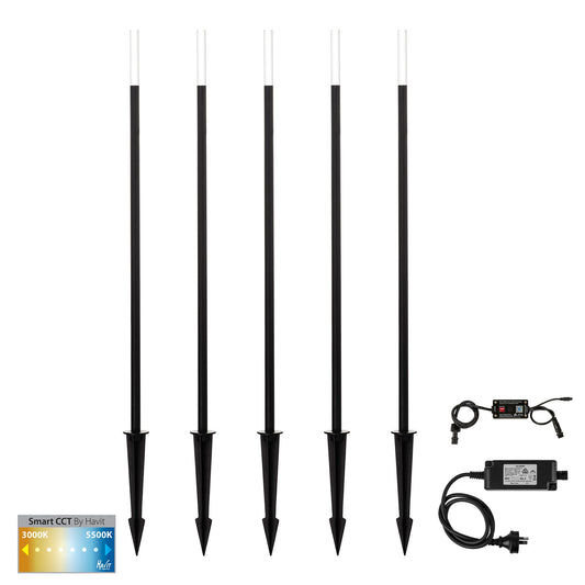 Drique Aluminium LED Bollard Spike Light Kit