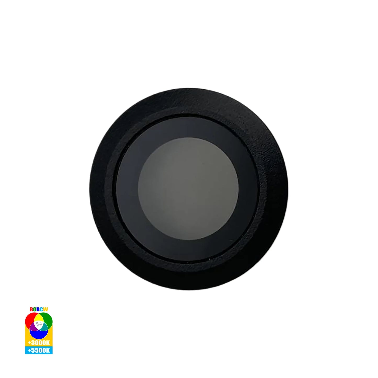 Single Mini Deck Light RGBCW IP67 316 Stainless Steel Black