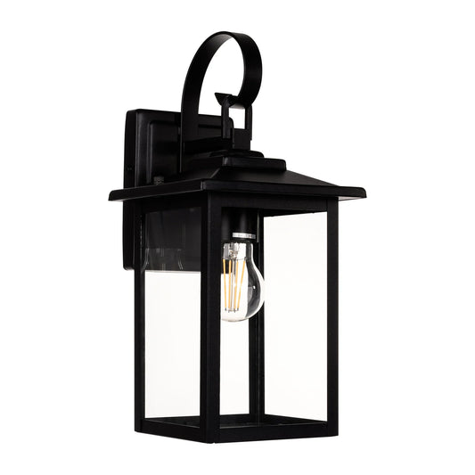 Madix Galvanised Iron Black Wall Light