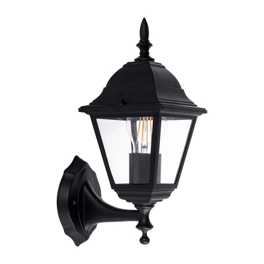 Black 4 Panel Coach Light