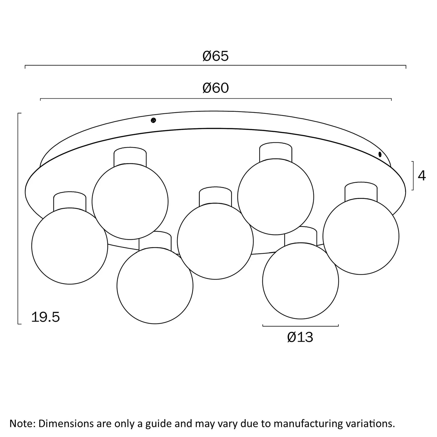 Invar Close to Ceiling