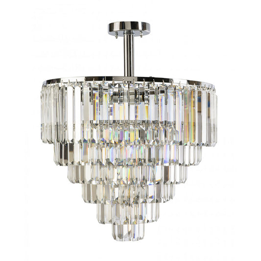 Karina 10 Light Semi-Flush Mount Light